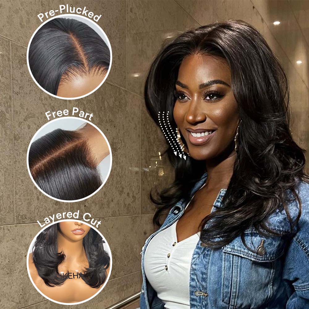 Perruque Lace Closure 5x5 en Couches