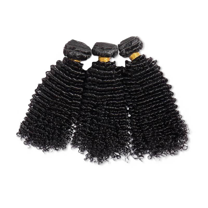 Tissage Kinky Curly 100% Cheveux Naturels - Lot 3 Paquets